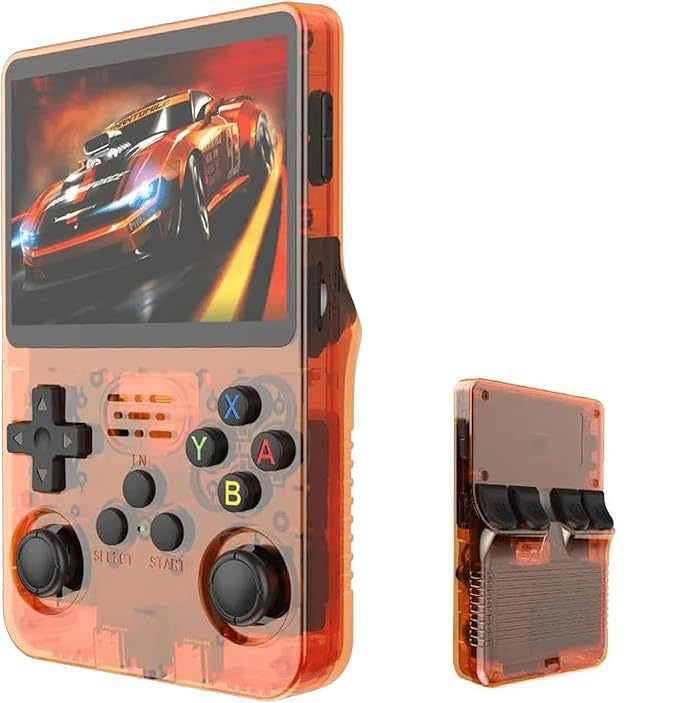 Consola Retro R36S Original - 3.5" HD, Sistema Abierto, Portátil para Juegos Clásicos